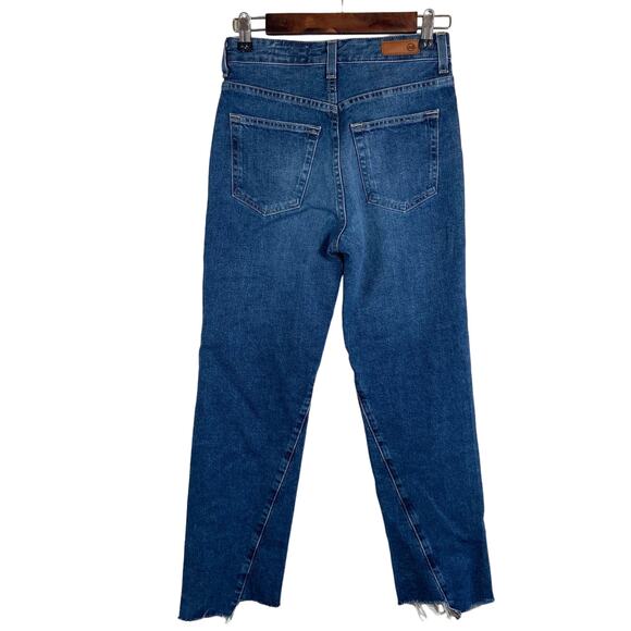 Adriano Goldschmied Women 25R Jeans Twisted Alexis High Rise Straight Crop - Picture 5 of 15